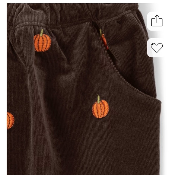 Girls Pumpkin Corduroy Skort bundle Brown size 6 - Picture 3 of 9